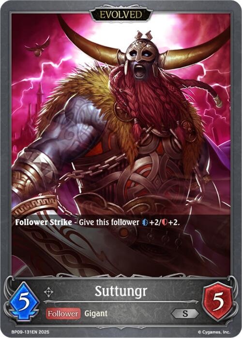 Suttungr (Evolved) (BP09-131EN) [Duet of Dawn and Dusk] - Bushiroad - Card Brawlers | Quebec | Canada |