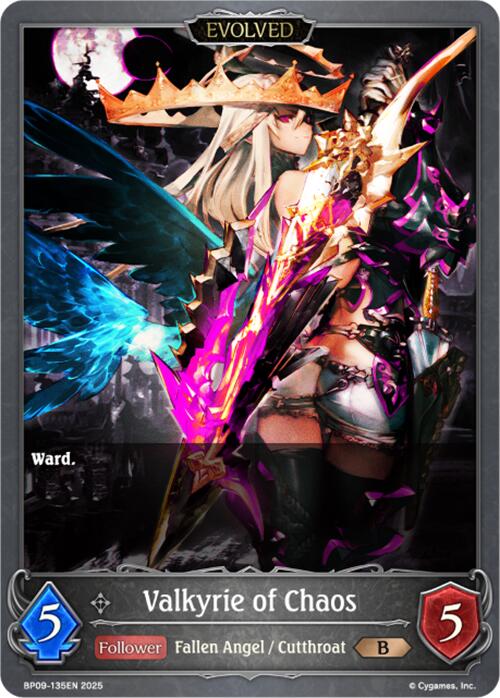 Valkyrie of Chaos (Evolved) (BP09-135EN) [Duet of Dawn and Dusk] - Bushiroad - Card Brawlers | Quebec | Canada |