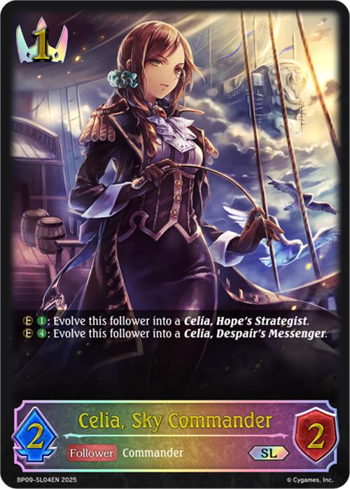 Celia, Sky Commander (SL) (BP09-SL04EN) [Duet of Dawn and Dusk] - Bushiroad - Card Brawlers | Quebec | Canada |