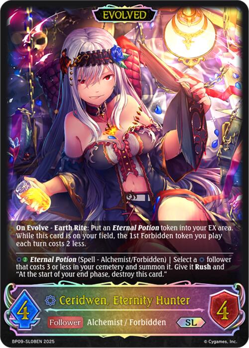 Ceridwen, Eternity Hunter (Evolved (SL) (BP09-SL08EN) [Duet of Dawn and Dusk] - Bushiroad - Card Brawlers | Quebec | Canada |