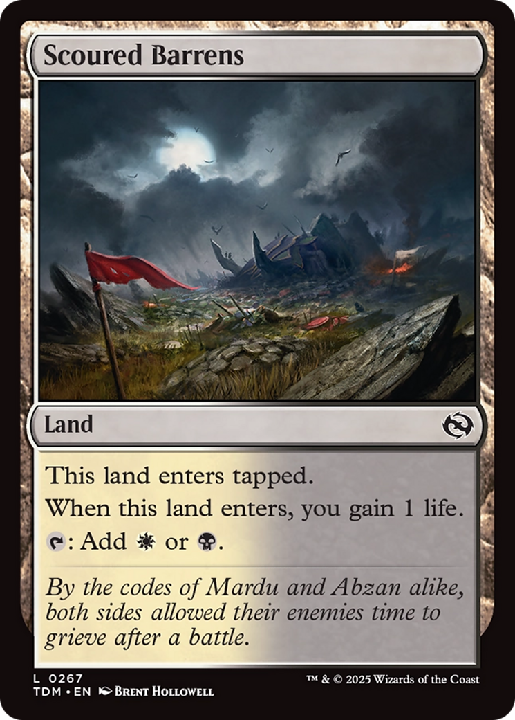 Scoured Barrens [Tarkir: Dragonstorm] - Magic: The Gathering - Card Brawlers | Quebec | Canada |