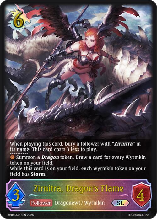 Zirnitra, Dragon's Flame (SL) (BP09-SL15EN) [Duet of Dawn and Dusk] - Bushiroad - Card Brawlers | Quebec | Canada |