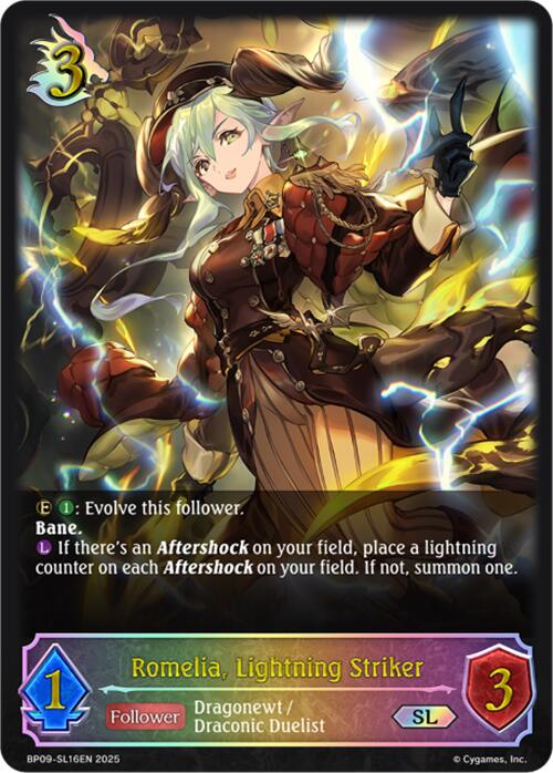Romelia, Lightning Striker (SL) (BP09-SL16EN) [Duet of Dawn and Dusk] - Bushiroad - Card Brawlers | Quebec | Canada |