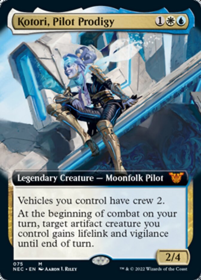 Kotori, Pilot Prodigy (Extended Art) [Kamigawa: Neon Dynasty Commander] - Magic: The Gathering - Card Brawlers | Quebec | Canada |