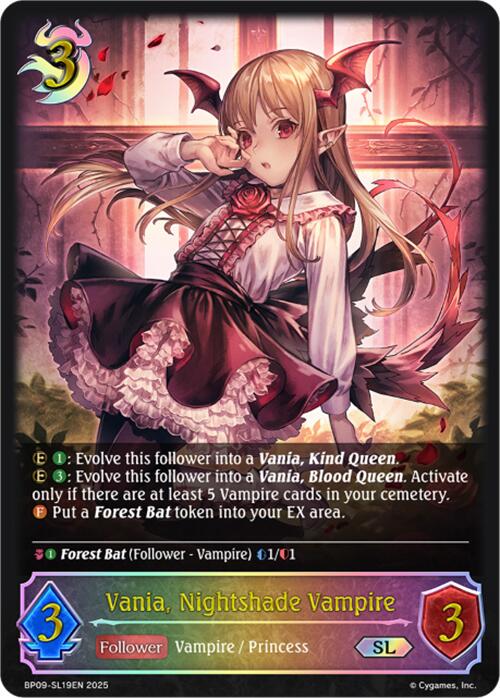 Vania, Nightshade Vampire (SL) (BP09-SL19EN) [Duet of Dawn and Dusk] - Bushiroad - Card Brawlers | Quebec | Canada |