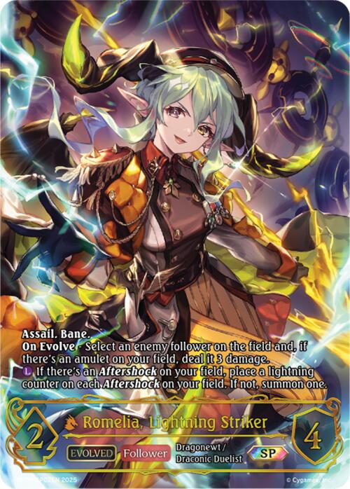 Romelia, Lightning Striker (SP) (BP09-SP02EN) [Duet of Dawn and Dusk] - Bushiroad - Card Brawlers | Quebec | Canada |