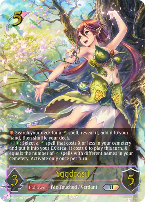 Yggdrasil (U) (BP09-U01EN) [Duet of Dawn and Dusk] - Bushiroad - Card Brawlers | Quebec | Canada |