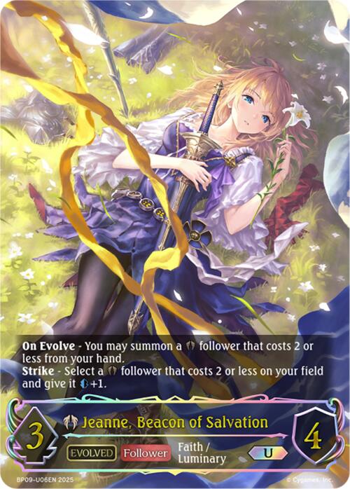 Jeanne, Beacon of Salvation (U) (BP09-U06EN) [Duet of Dawn and Dusk] - Bushiroad - Card Brawlers | Quebec | Canada |