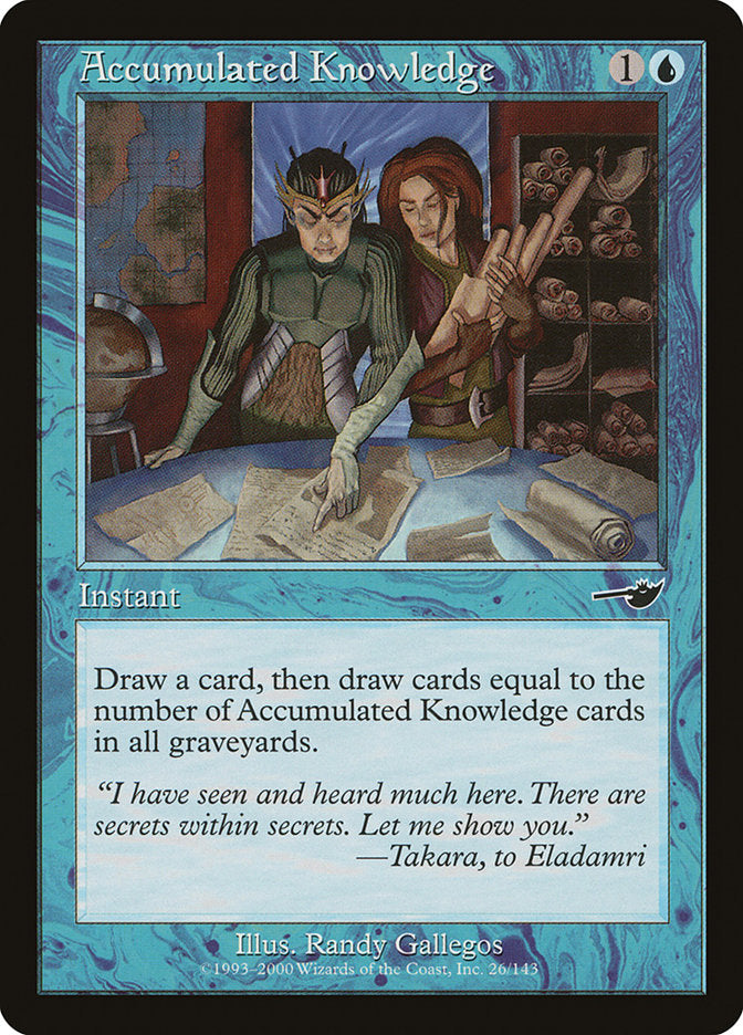 Accumulated Knowledge [Nemesis] - Magic: The Gathering - Card Brawlers | Quebec | Canada |