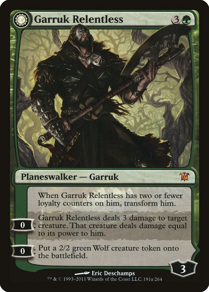 Garruk Relentless // Garruk, the Veil-Cursed [Innistrad] - Magic: The Gathering - Card Brawlers | Quebec | Canada |