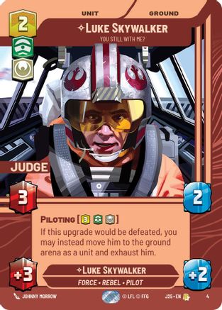 Luke Skywalker - Tu es toujours avec moi ? (4) (4) [Promotions des juges] 