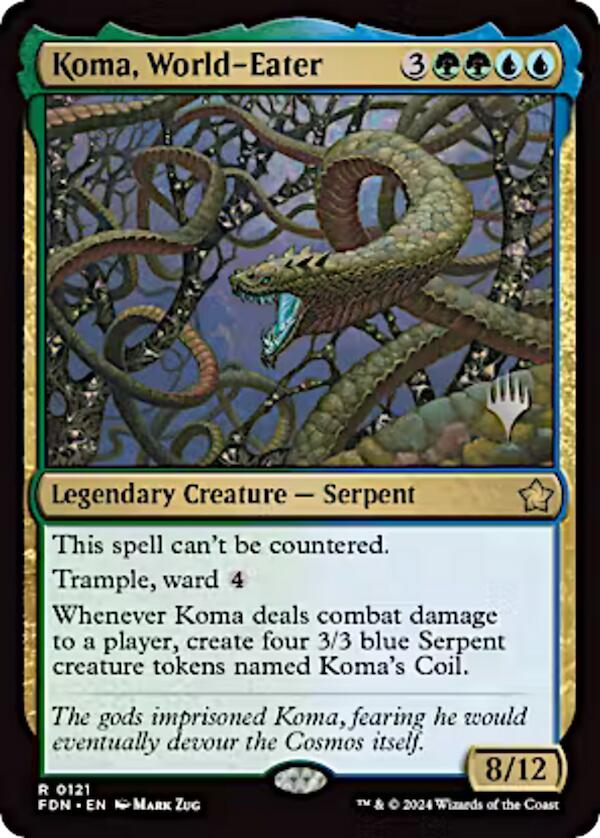 Koma, World-Eater (Promo Pack) [Aetherdrift Promos] - Magic: The Gathering - Card Brawlers | Quebec | Canada |