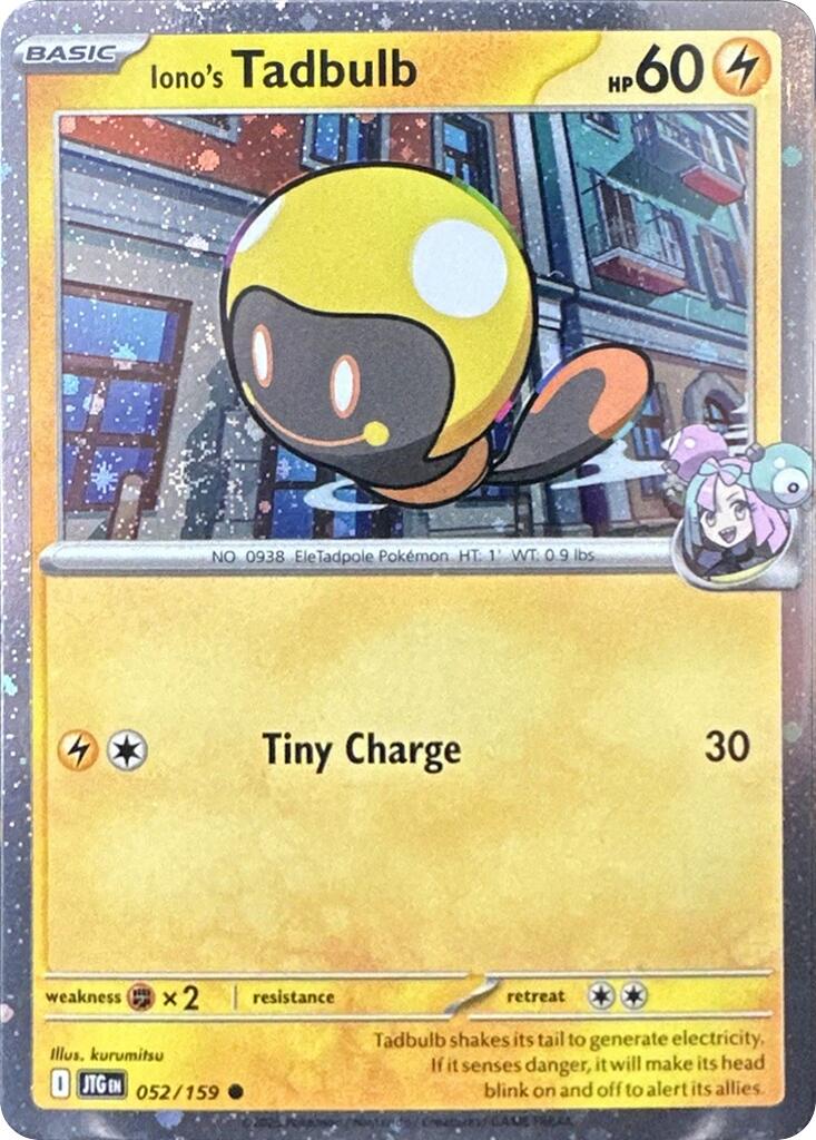 Iono's Tadbulb (052/159) (Cosmos Holo) [Scarlet & Violet: Journey Together] - Pokémon - Card Brawlers | Quebec | Canada |