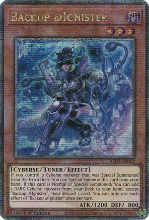 Backup @Ignister [ALIN-EN002] Quarter Century Secret Rare - Yu-Gi-Oh! - Card Brawlers | Quebec | Canada |