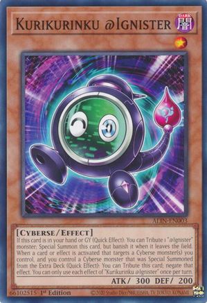 Kurikurinku @Ignister [ALIN-EN003] Common - Yu-Gi-Oh! - Card Brawlers | Quebec | Canada |