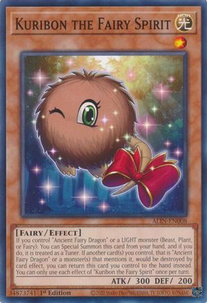 Kuribon the Fairy Spirit [ALIN-EN008] Common - Yu-Gi-Oh! - Card Brawlers | Quebec | Canada |