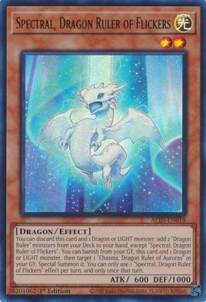 Spectral, Dragon Ruler of Flickers [ALIN-EN018] Ultra Rare - Yu-Gi-Oh! - Card Brawlers | Quebec | Canada |