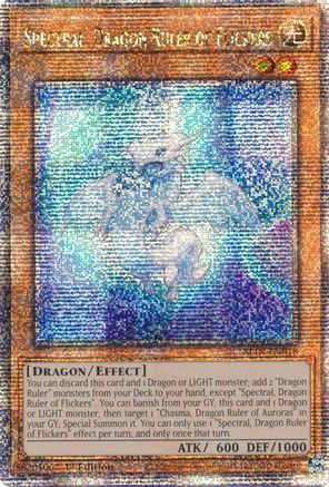 Spectral, Dragon Ruler of Flickers [ALIN-EN018] Quarter Century Secret Rare - Yu-Gi-Oh! - Card Brawlers | Quebec | Canada |