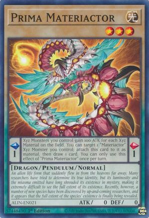 Prima Materiactor [ALIN-EN021] Common - Yu-Gi-Oh! - Card Brawlers | Quebec | Canada |