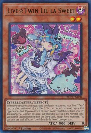 Live Twin Lil-la Sweet [ALIN-EN028] Ultra Rare - Yu-Gi-Oh! - Card Brawlers | Quebec | Canada |