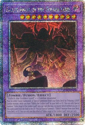 Fallen Angel of the Golden Land [ALIN-EN036] Quarter Century Secret Rare - Yu-Gi-Oh! - Card Brawlers | Quebec | Canada |