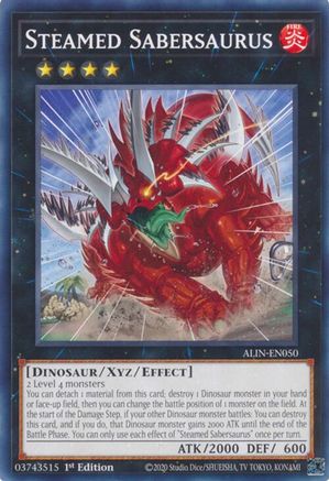 Steamed Sabersaurus [ALIN-EN050] Common - Yu-Gi-Oh! - Card Brawlers | Quebec | Canada |