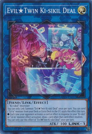 Evil Twin Ki-sikil Deal [ALIN-EN052] Super Rare - Yu-Gi-Oh! - Card Brawlers | Quebec | Canada |