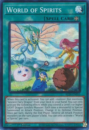World of Spirits [ALIN-EN055] Super Rare - Yu-Gi-Oh! - Card Brawlers | Quebec | Canada |