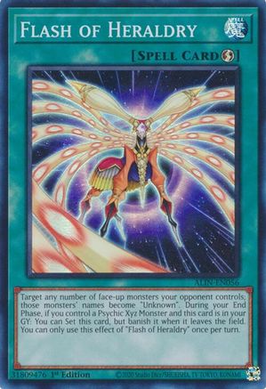 Flash of Heraldry [ALIN-EN056] Super Rare - Yu-Gi-Oh! - Card Brawlers | Quebec | Canada |