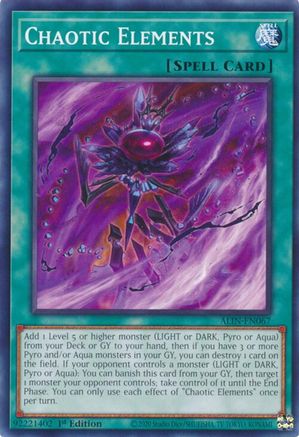 Chaotic Elements [ALIN-EN067] Common - Yu-Gi-Oh! - Card Brawlers | Quebec | Canada |