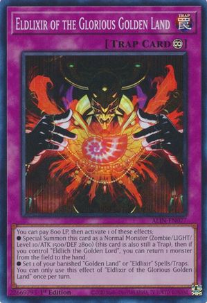 Eldlixir of the Glorious Golden Land [ALIN-EN077] Super Rare - Yu-Gi-Oh! - Card Brawlers | Quebec | Canada |