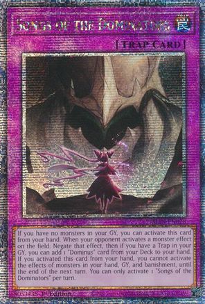 Songs of the Dominators [ALIN-EN078] Quarter Century Secret Rare - Yu-Gi-Oh! - Card Brawlers | Quebec | Canada |