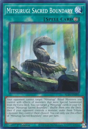 Mitsurugi Sacred Boundary [ALIN-EN095] Common - Yu-Gi-Oh! - Card Brawlers | Quebec | Canada |