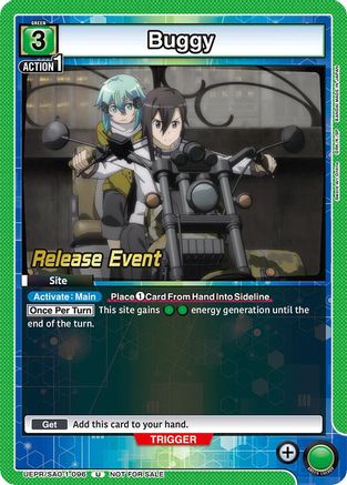 Buggy (UEPR/SAO-1-096) - UE07BT Sword Art Online Release Event Cards - UE07BT: Sword Art Online Release Event Cards - Card Brawlers | Quebec | Canada |