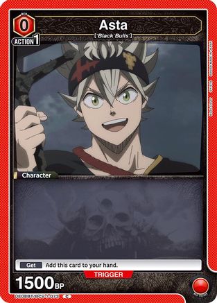 Asta (073) (Box Topper Foil) (UE08BT/BCV-1-073) - UE08BT Black Clover Foil