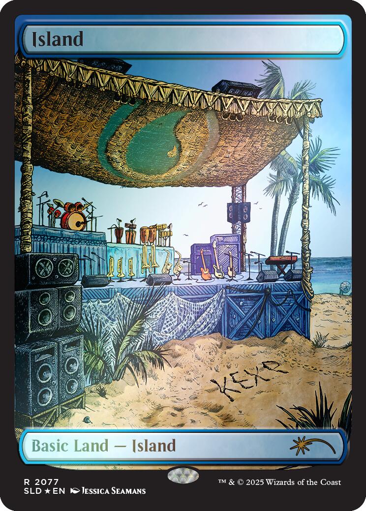 Island (2077) (Rainbow Foil) [Secret Lair Drop Series] - Magic: The Gathering - Card Brawlers | Quebec | Canada |