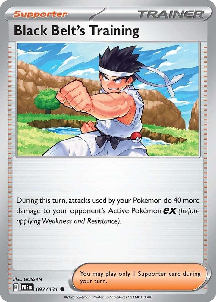 Black Belt's Training (097/131) [Scarlet & Violet: Prismatic Evolutions] - Pokémon - Card Brawlers | Quebec | Canada |
