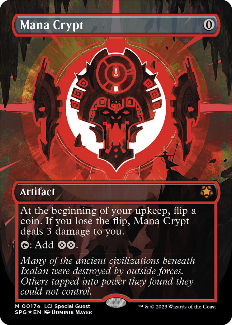 Mana Crypt (0017e) (Borderless) [The Lost Caverns of Ixalan Special Guests] - Magic: The Gathering - Card Brawlers | Quebec | Canada |