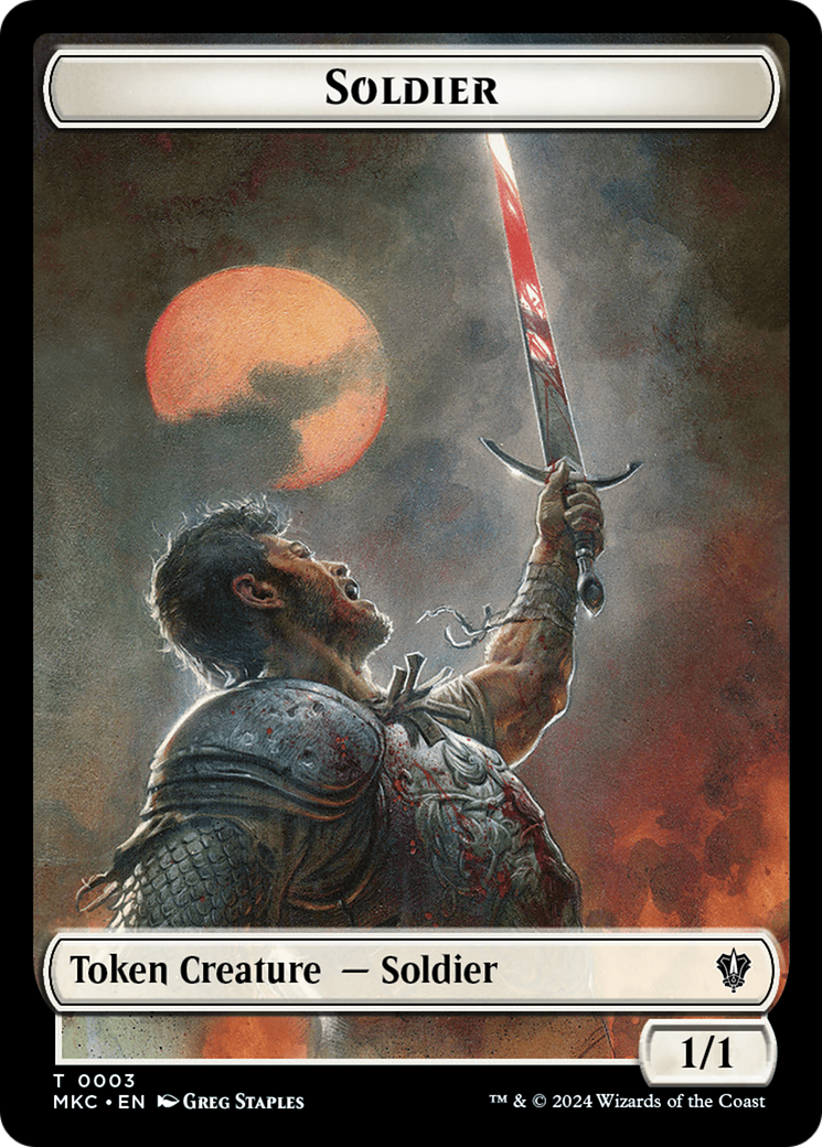Soldier // Kobolds of Kher Keep Double-Sided Token [Murders at Karlov Manor Commander Tokens] - Magic: The Gathering - Card Brawlers | Quebec | Canada |