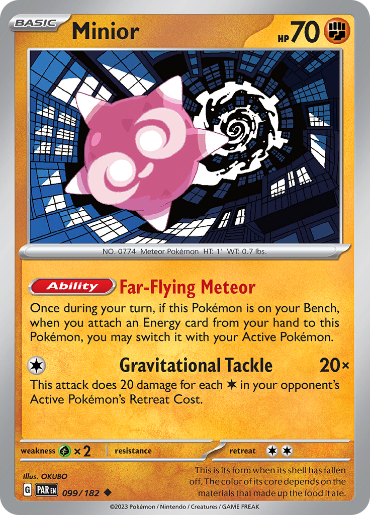 Minior (099/182) [Scarlet & Violet: Paradox Rift] - Pokémon - Card Brawlers | Quebec | Canada |