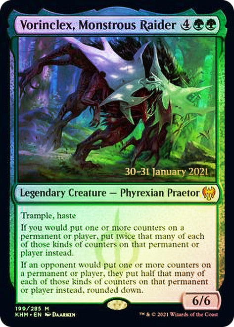Vorinclex, Monstrous Raider [Kaldheim Prerelease Promos] - Magic: The Gathering - Card Brawlers | Quebec | Canada |