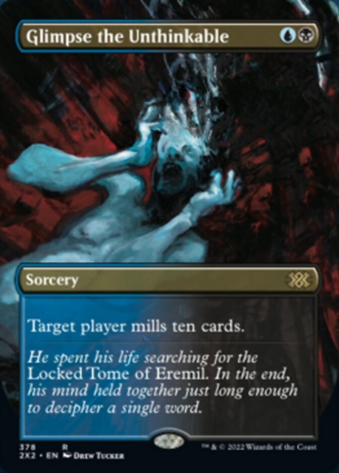 Glimpse the Unthinkable (Borderless Alternate Art) [Double Masters 2022] - Magic: The Gathering - Card Brawlers | Quebec | Canada |