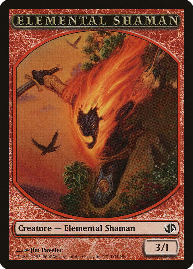 Elemental Shaman Token [Duel Decks: Jace vs. Chandra Tokens] - Magic: The Gathering - Card Brawlers | Quebec | Canada |