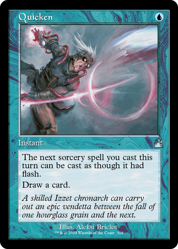 Quicken (Retro Frame) [Ravnica Remastered] - Magic: The Gathering - Card Brawlers | Quebec | Canada |