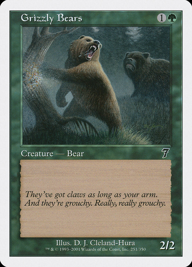 Grizzly Bears [Seventh Edition] - Magic: The Gathering - Card Brawlers | Quebec | Canada |