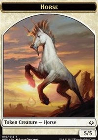 Horse // Warrior Double-Sided Token [Hour of Devastation Tokens] - Magic: The Gathering - Card Brawlers | Quebec | Canada |