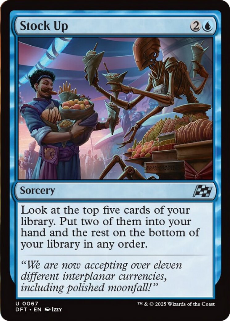 Stock Up [Aetherdrift] - Magic: The Gathering - Card Brawlers | Quebec | Canada |
