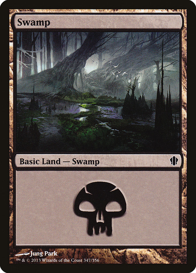 Swamp (347) [Commander 2013] - Magic: The Gathering - Card Brawlers | Quebec | Canada |
