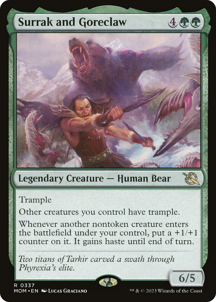 Surrak and Goreclaw [March of the Machine] - Magic: The Gathering - Card Brawlers | Quebec | Canada |