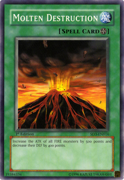Molten Destruction [SD3-EN016] Common - Yu-Gi-Oh! - Card Brawlers | Quebec | Canada |